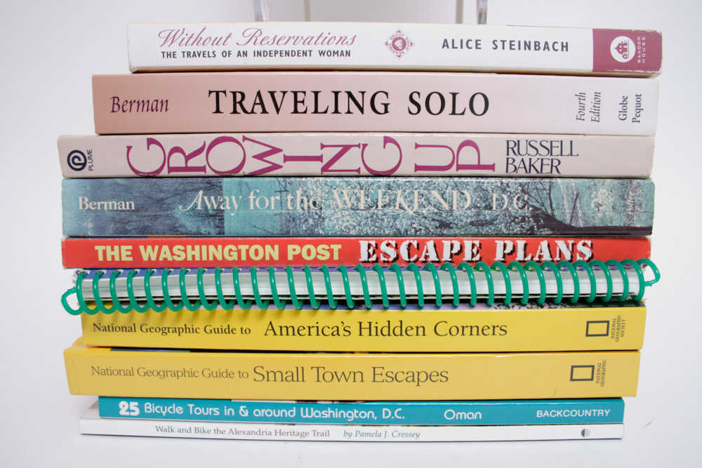 Group of Mid-Atlantic Travel Books and Travel Memoirs