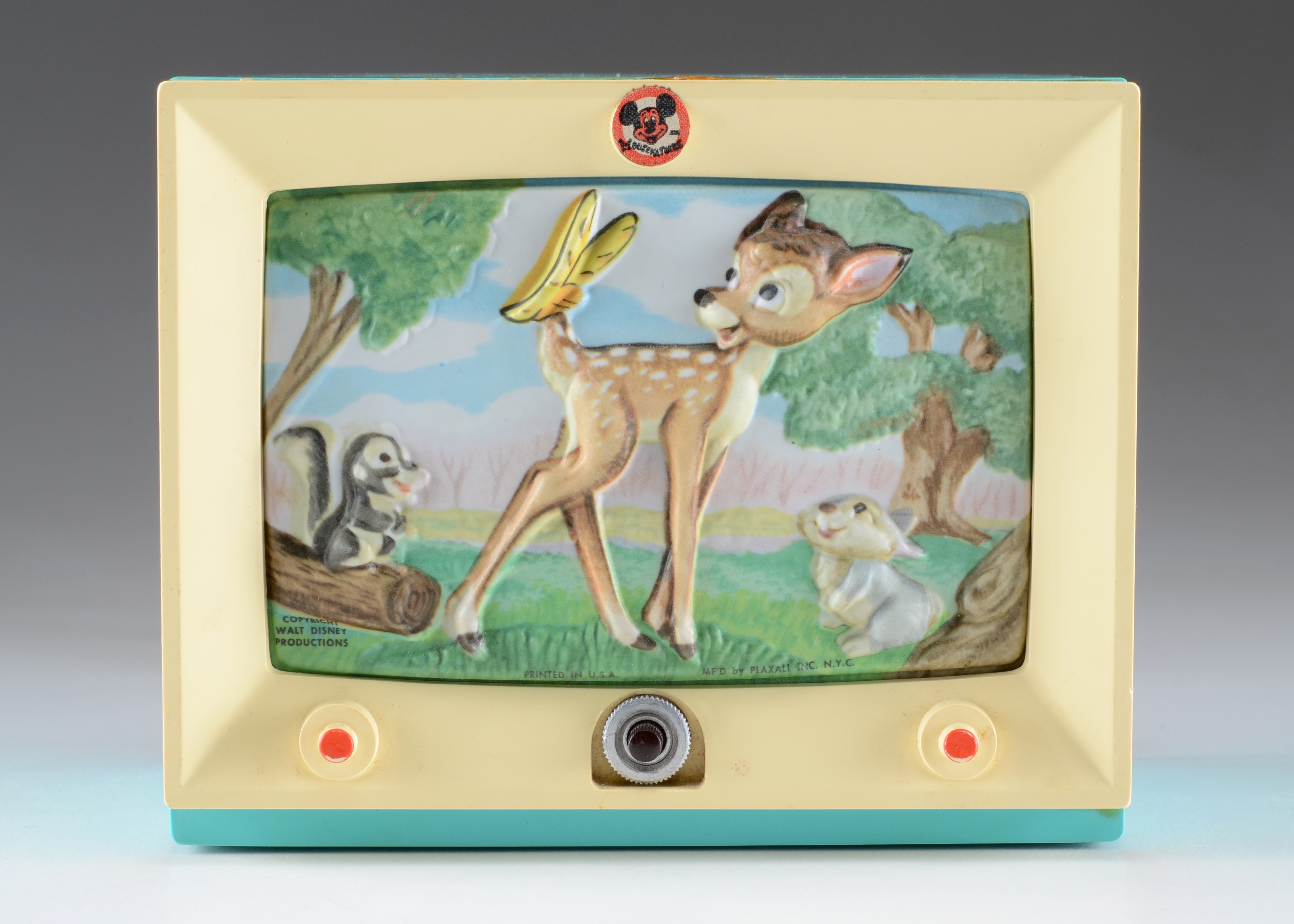 1950 Walt Disney "Bambi"  Musical Night Light