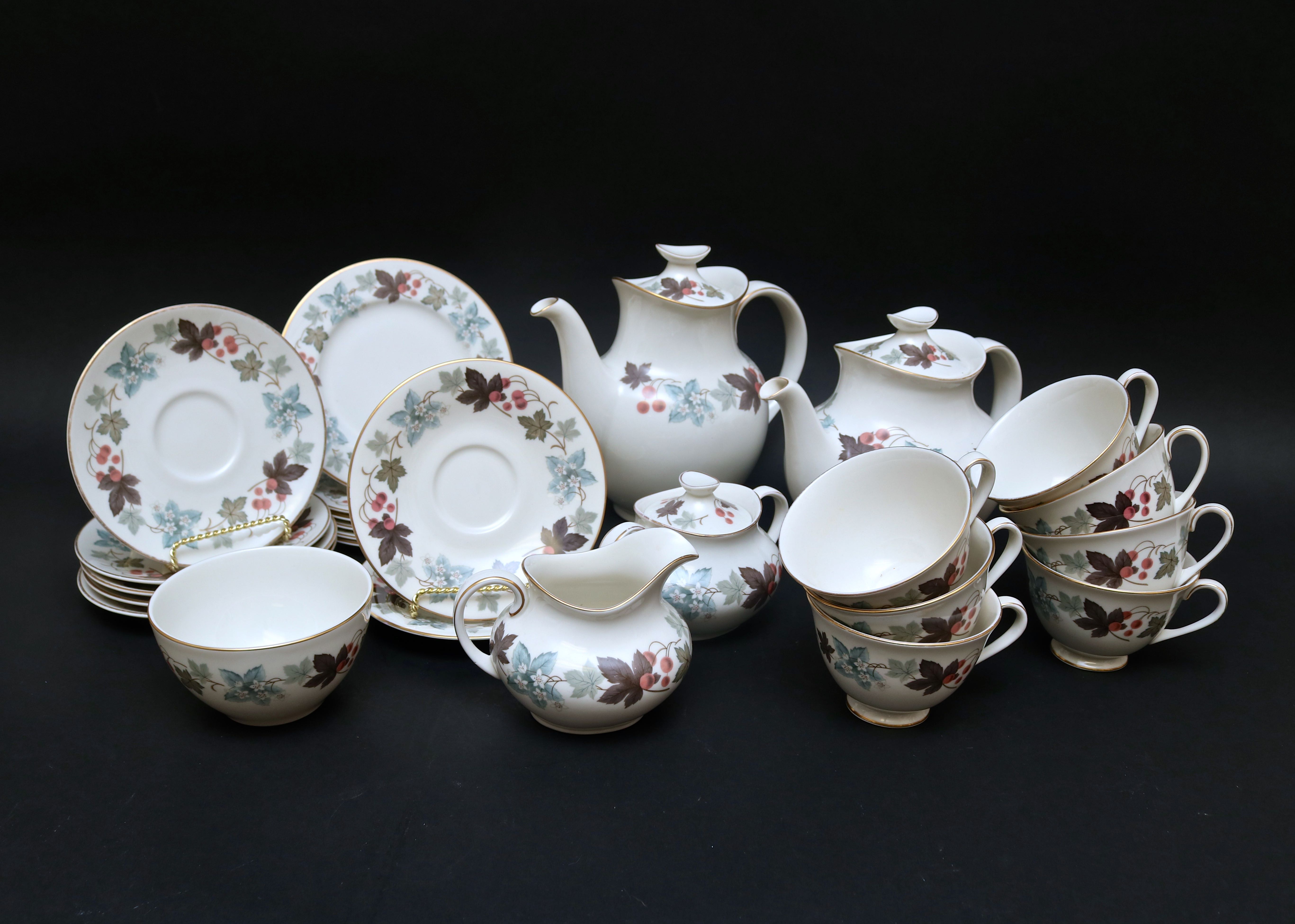 Royal Doulton "Camelot" Pattern Tea Set