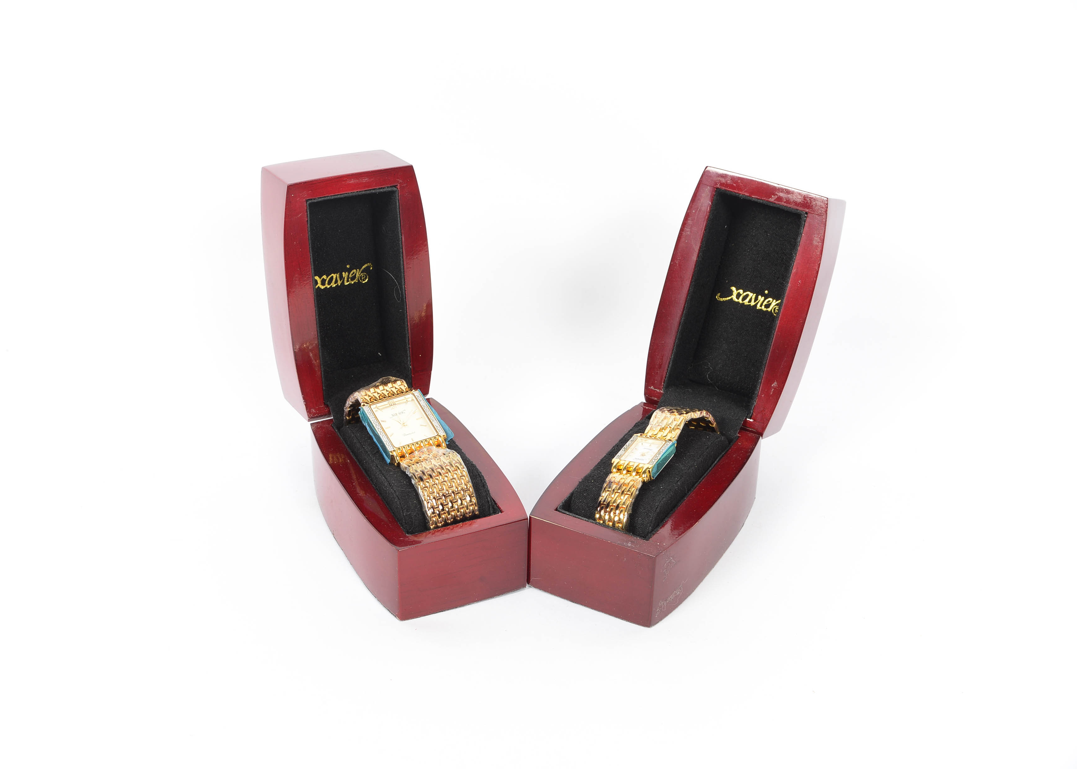 Xavier Diamond Ladies and Mens'  Swiss Watch Set