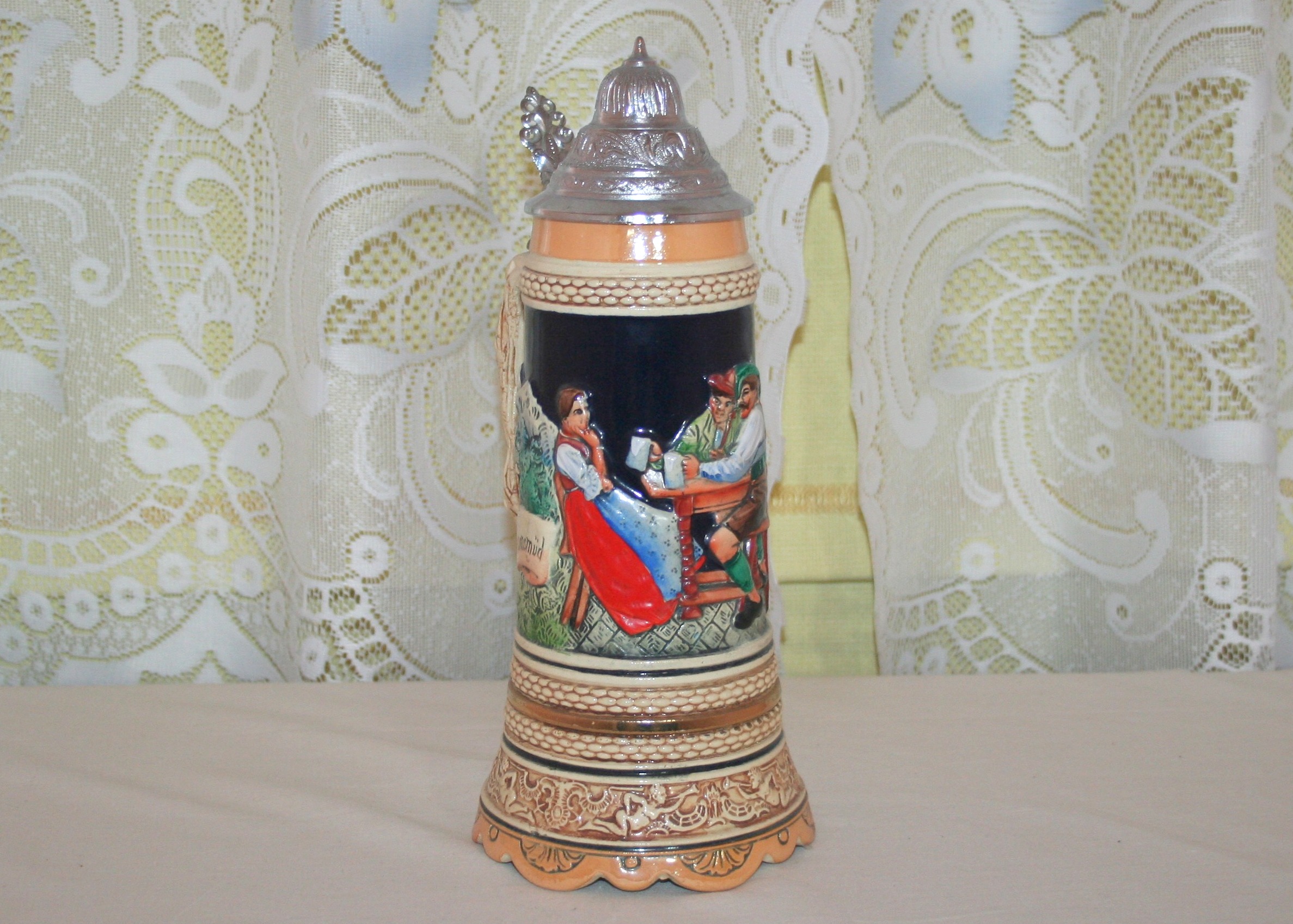 Vintage Musical Beer Stein