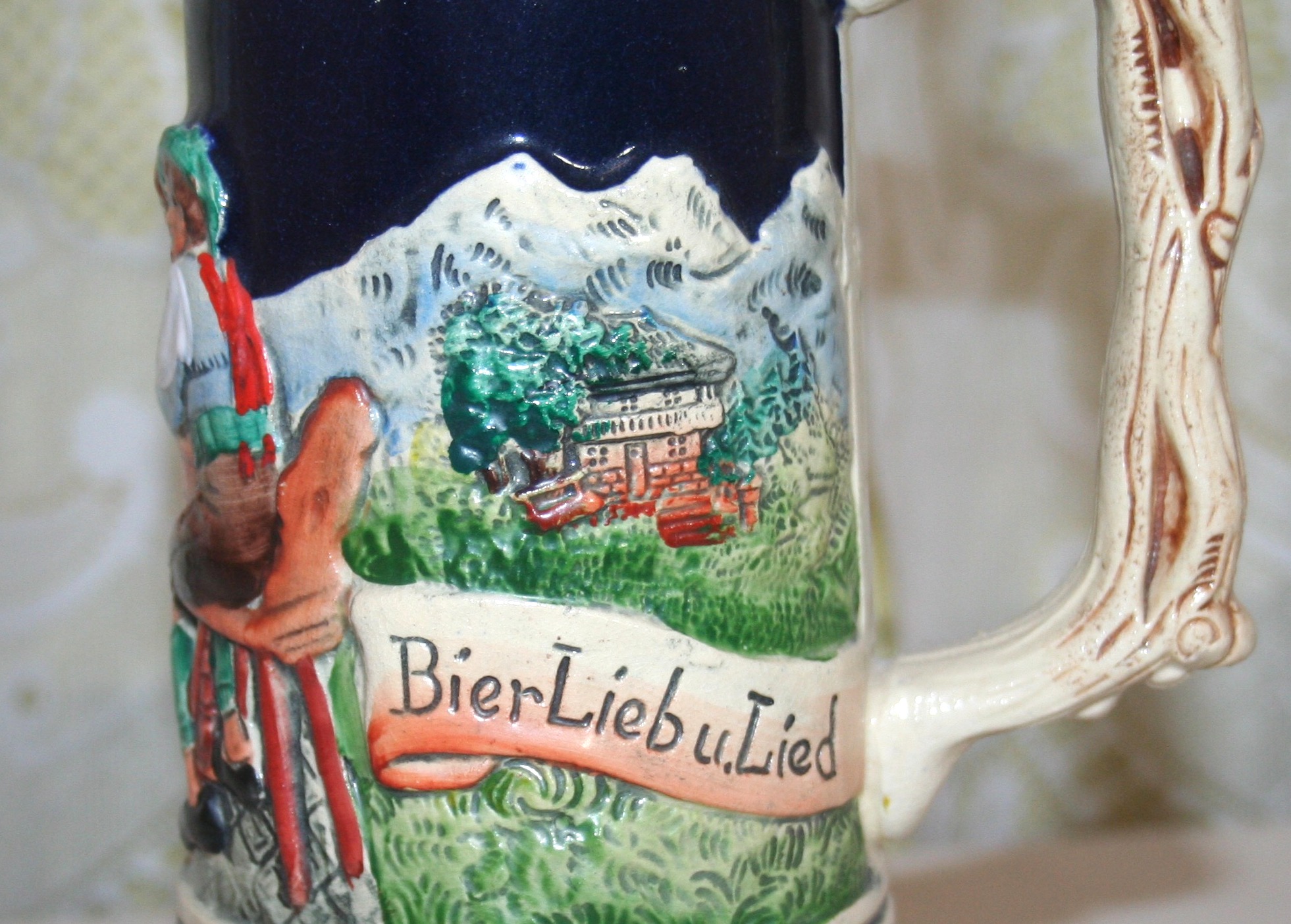 Vintage Musical Beer Stein