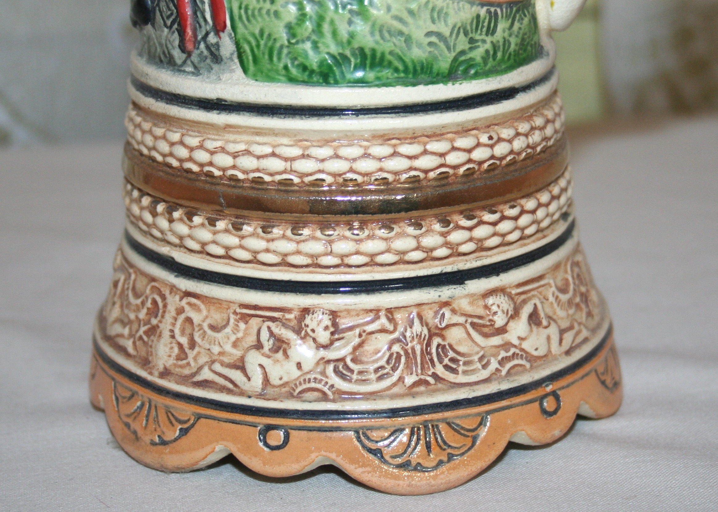 Vintage Musical Beer Stein