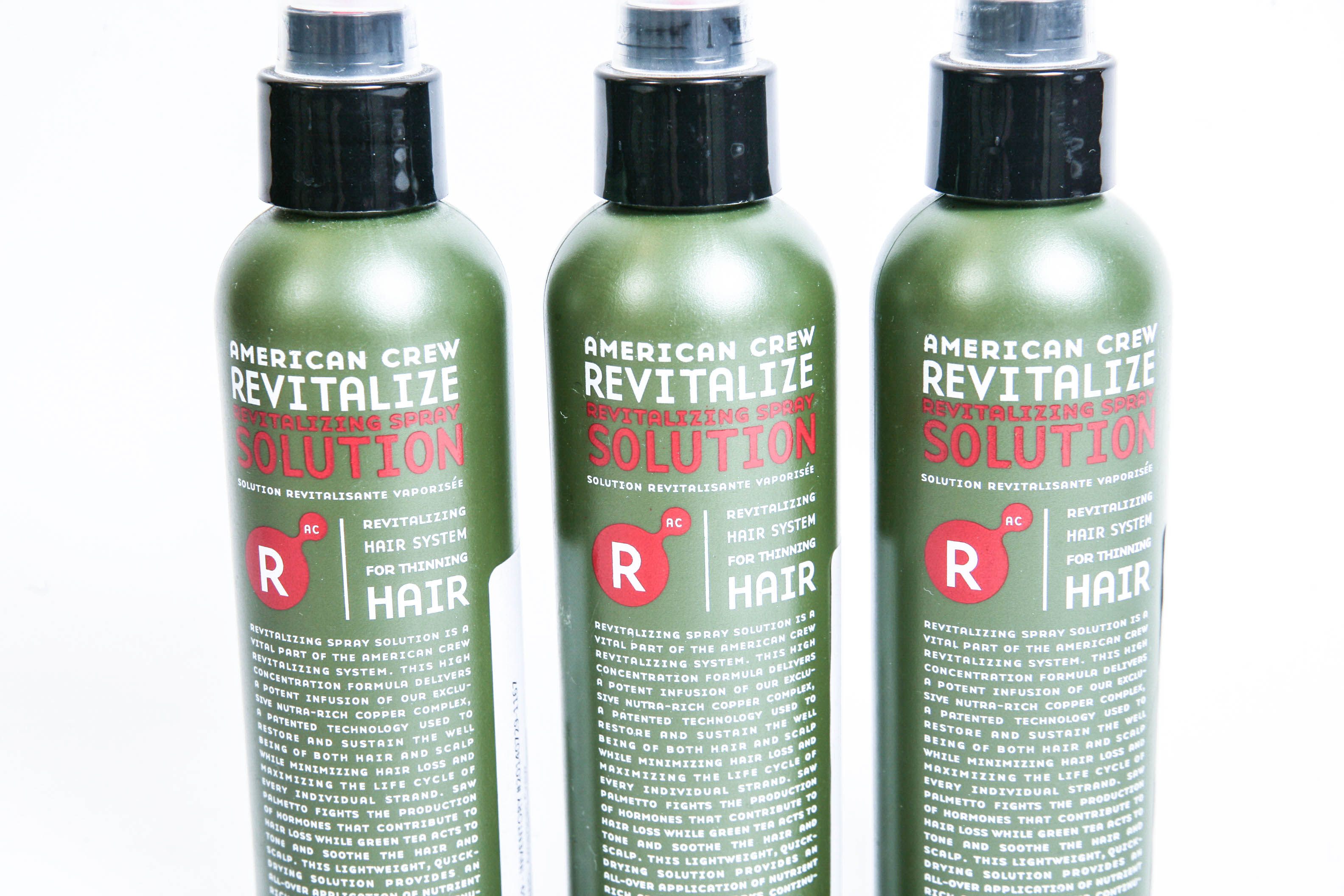 Trio of New American Crew Thickening Hair Products