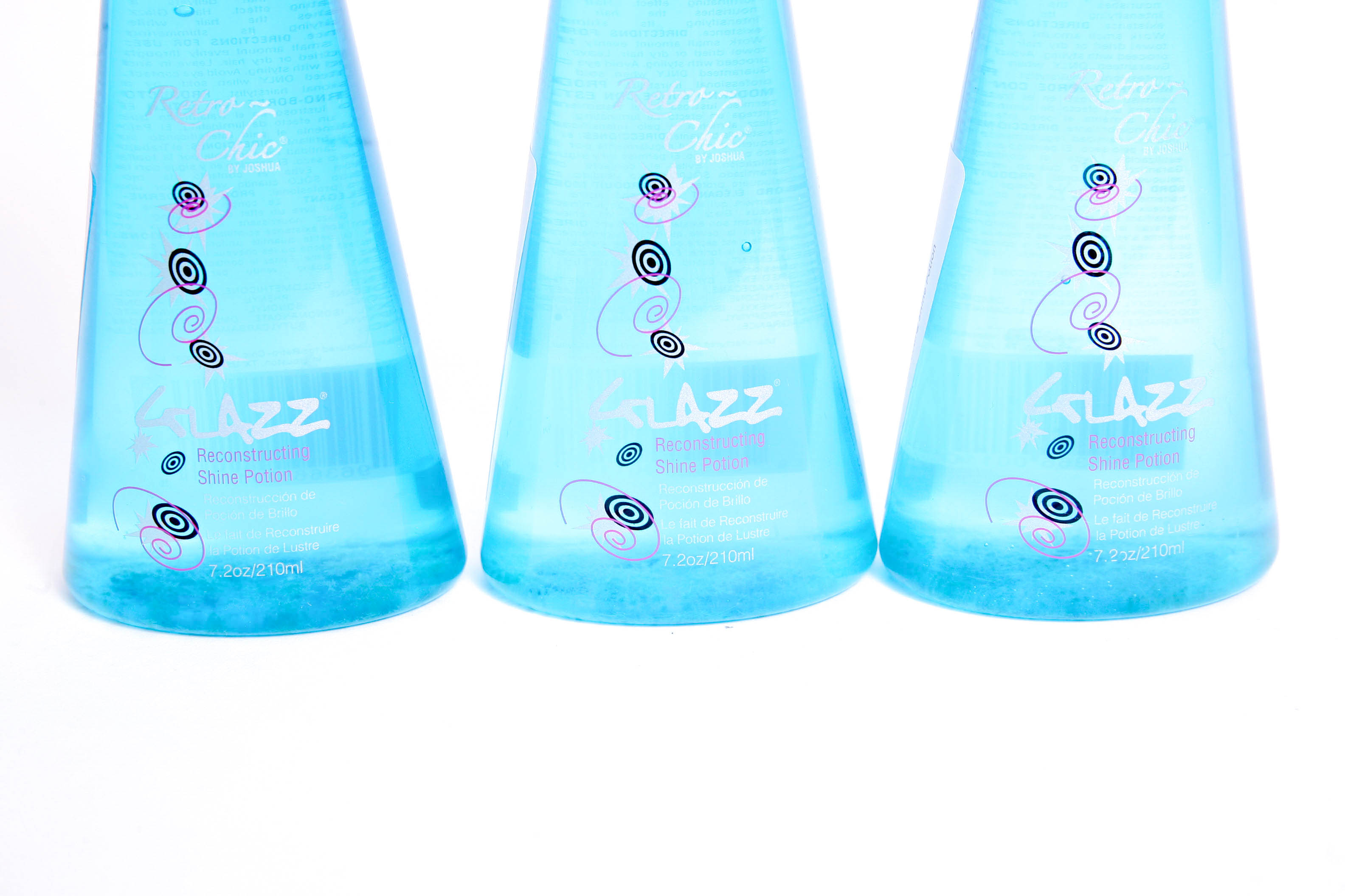 Seven Piece Collection of Retro Chic Hair Products.