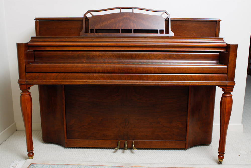 Kimball Console Upright Piano with Bench