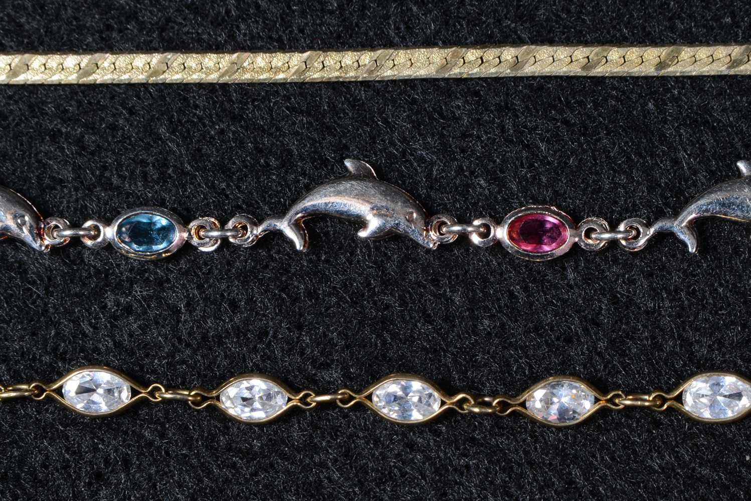 Trio of Sterling Silver Bracelets