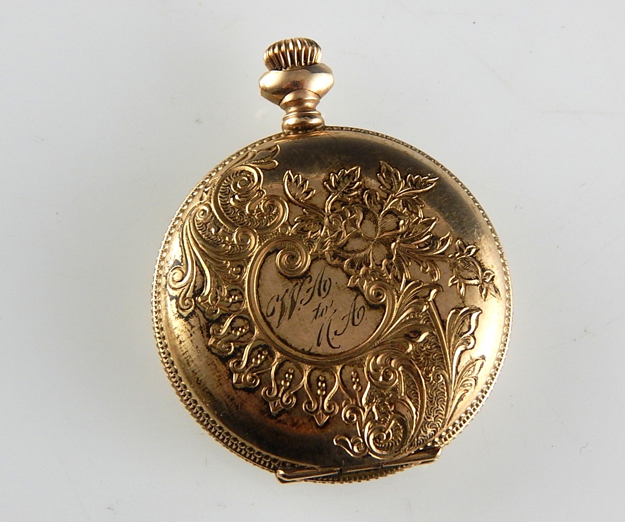 Antique Gold Filled Atlas Pocket Watch - Parts