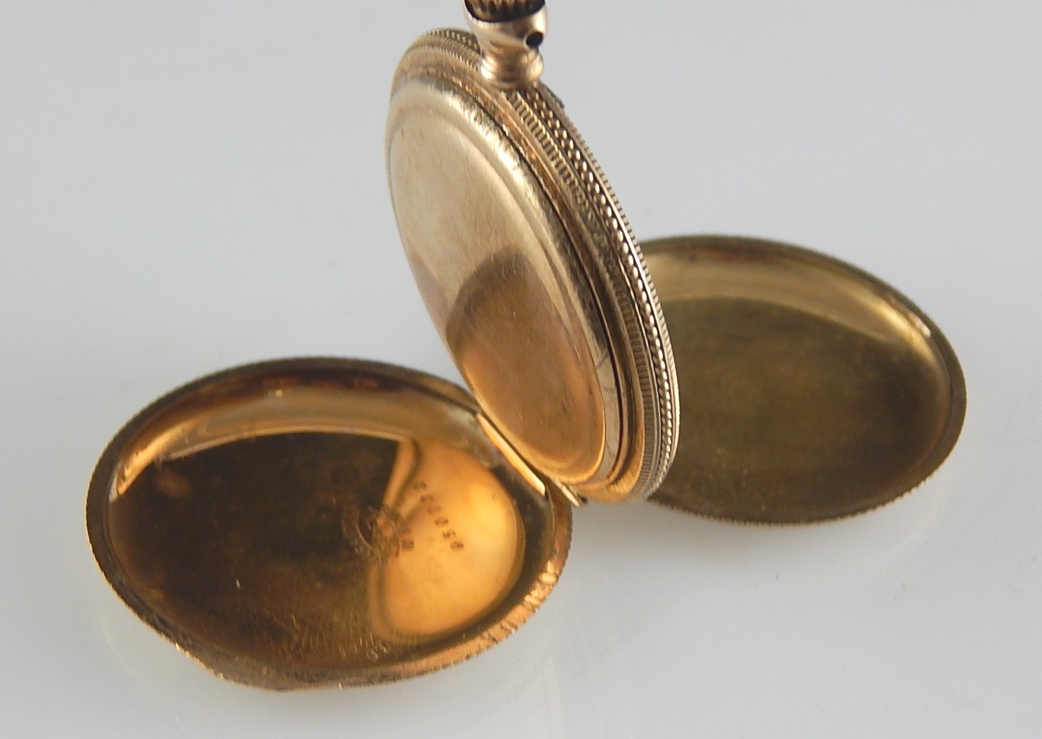 Antique Gold Filled Atlas Pocket Watch - Parts