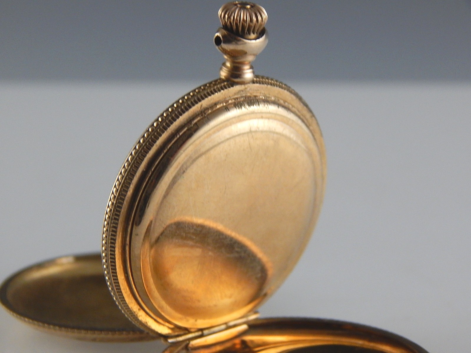 Antique Gold Filled Atlas Pocket Watch - Parts