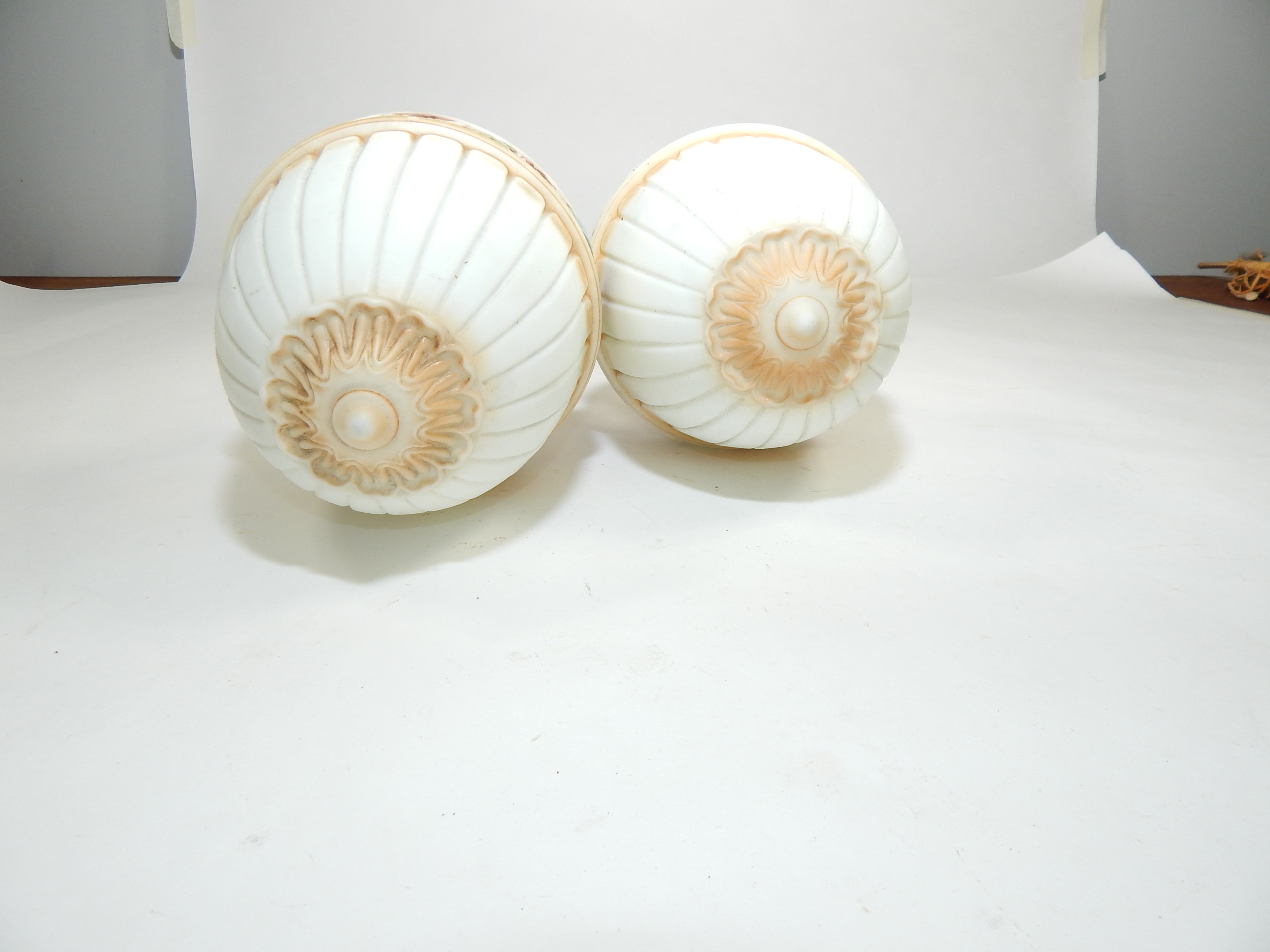 Pair of Vintage Art Deco Hanging Lamps