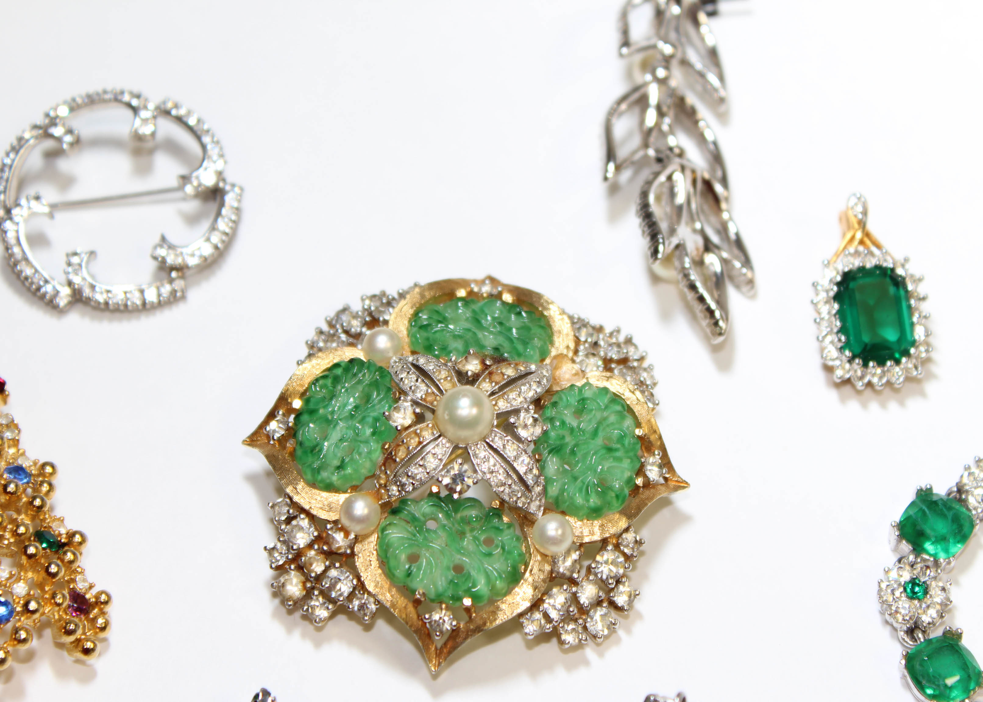 Vintage Collection of Rhinestone Jewelry
