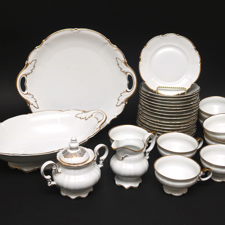 Collection of Hutschenreuther "Sylvia" Pattern China