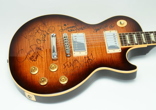 Gibson Les Paul Standard Model Guitar Signed by Public Enemy