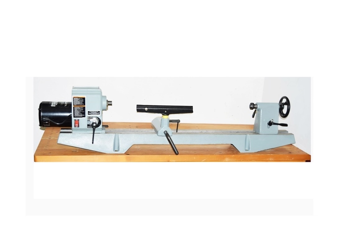 Delta 12" Variable Speed Wood Lathe with Turning Tools and Manual