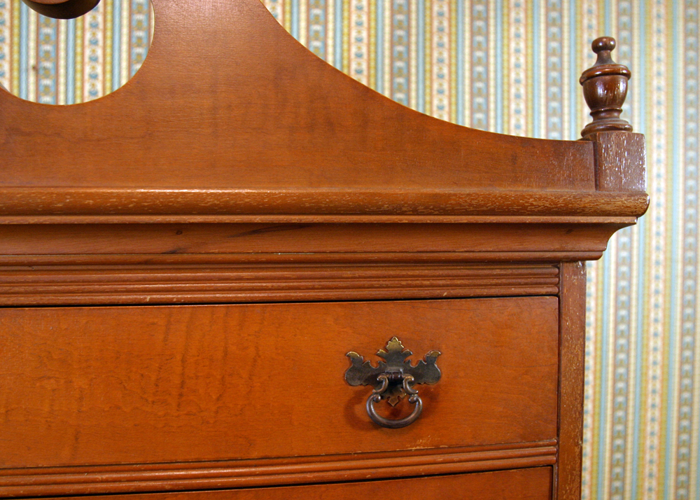 Maple Highboy Chest of Drawers