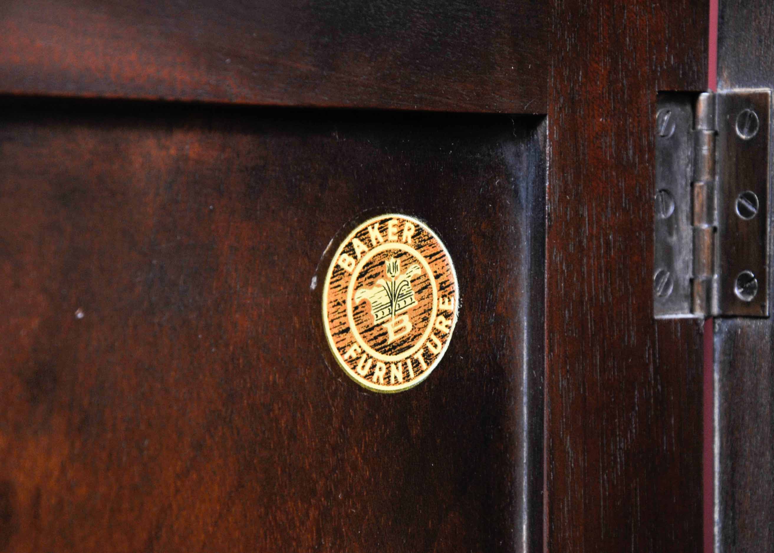 Baker Furniture George III Style Breakfront China Cabinet