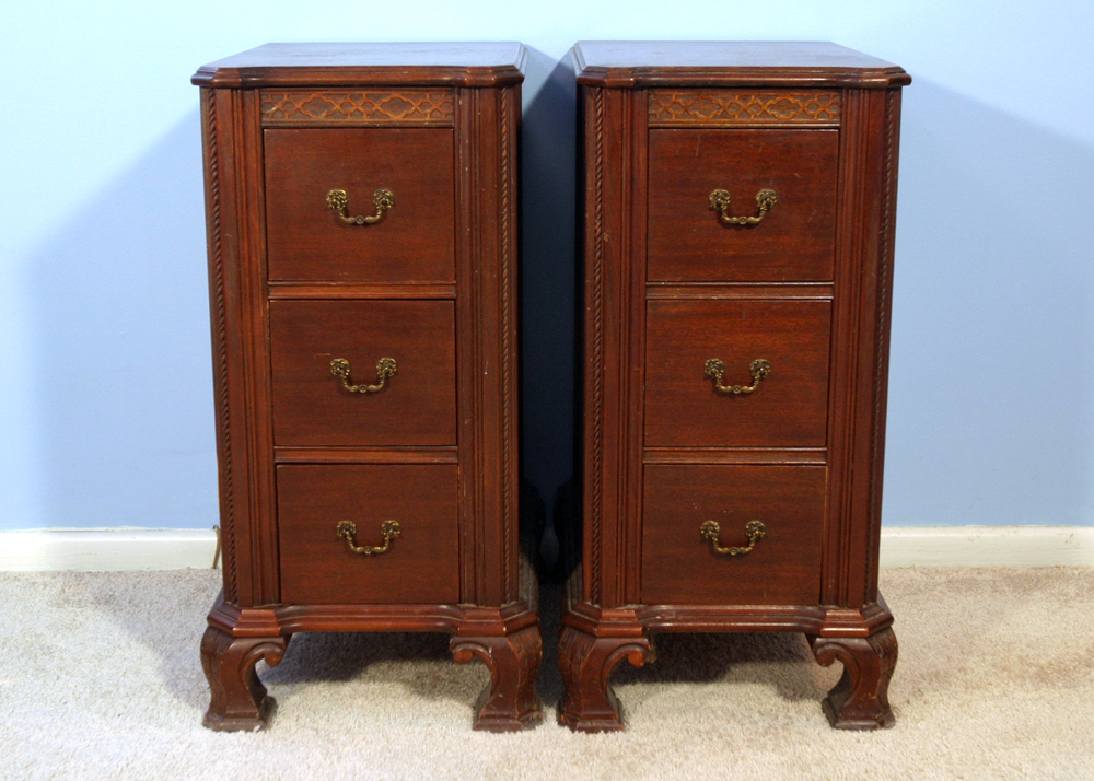 Repurposed Pair of Side Tables
