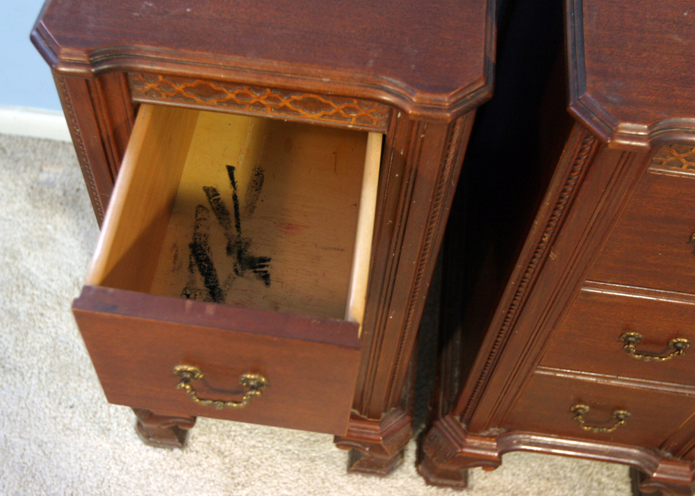 Repurposed Pair of Side Tables