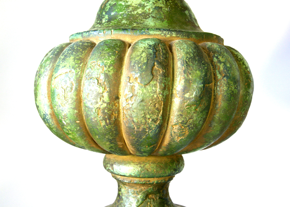 Pair of Reeded Table Lamps