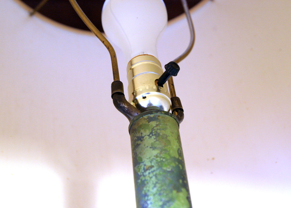 Pair of Reeded Table Lamps