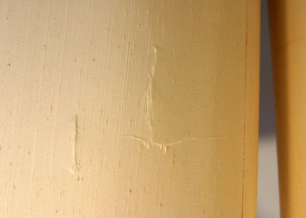 Pair of Reeded Table Lamps