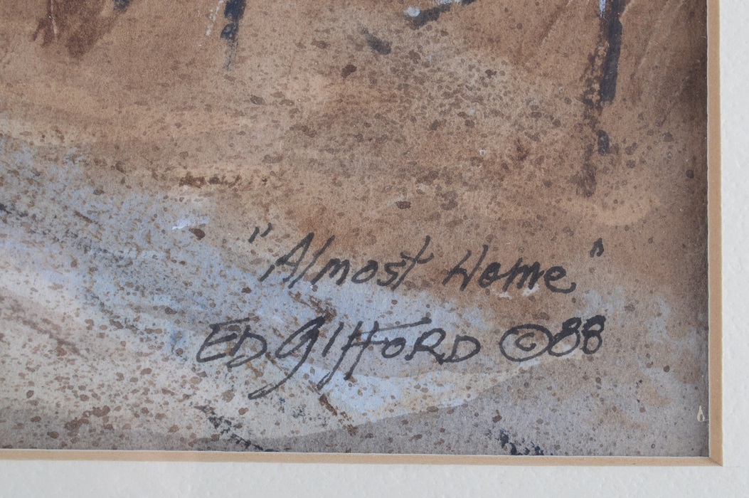 Original Watercolor "Almost Home" by Ed Gifford
