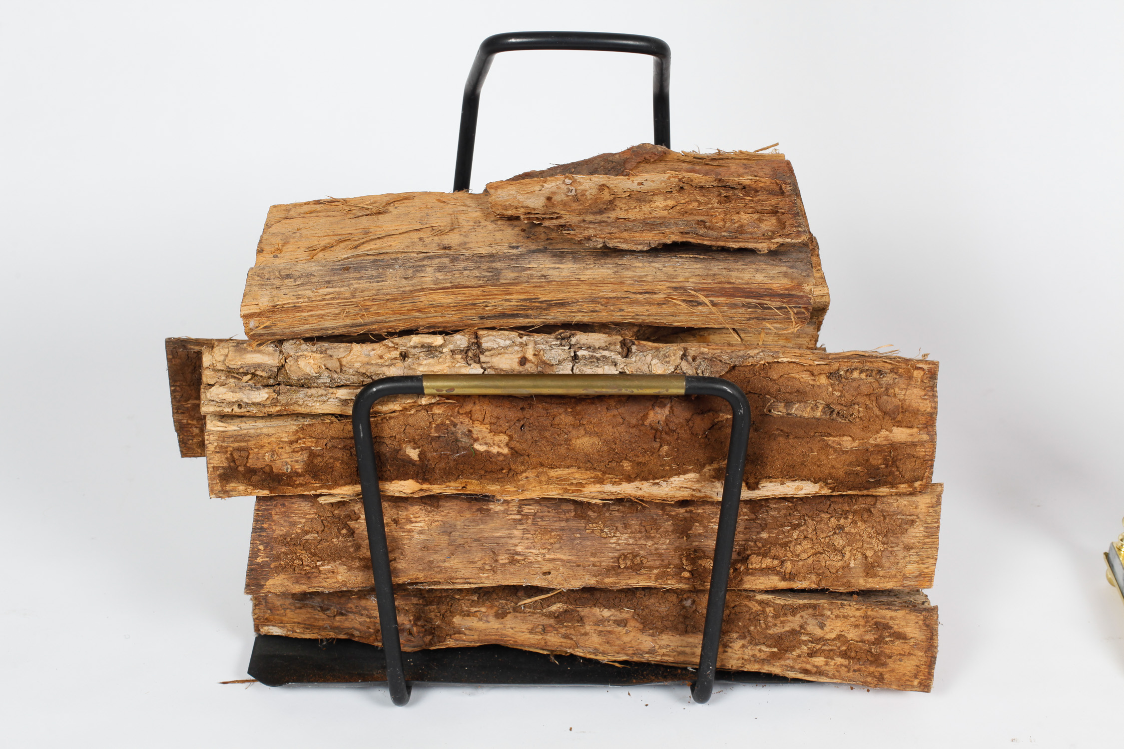 Marble and Gold Tone Metal Fireplace Collection