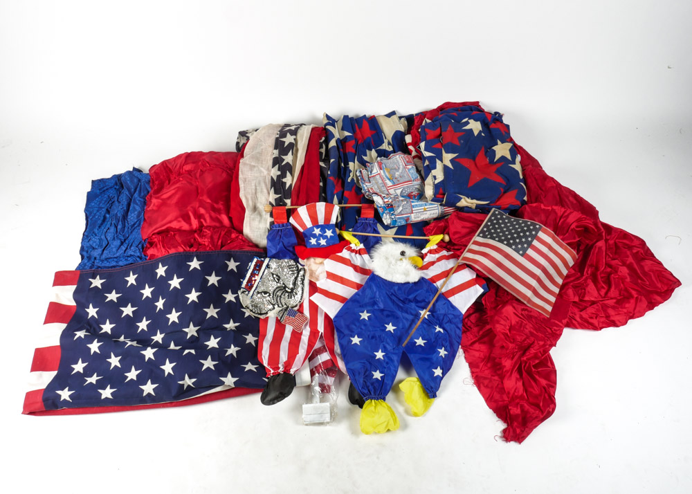 Assortment of American Decor and Collectibles