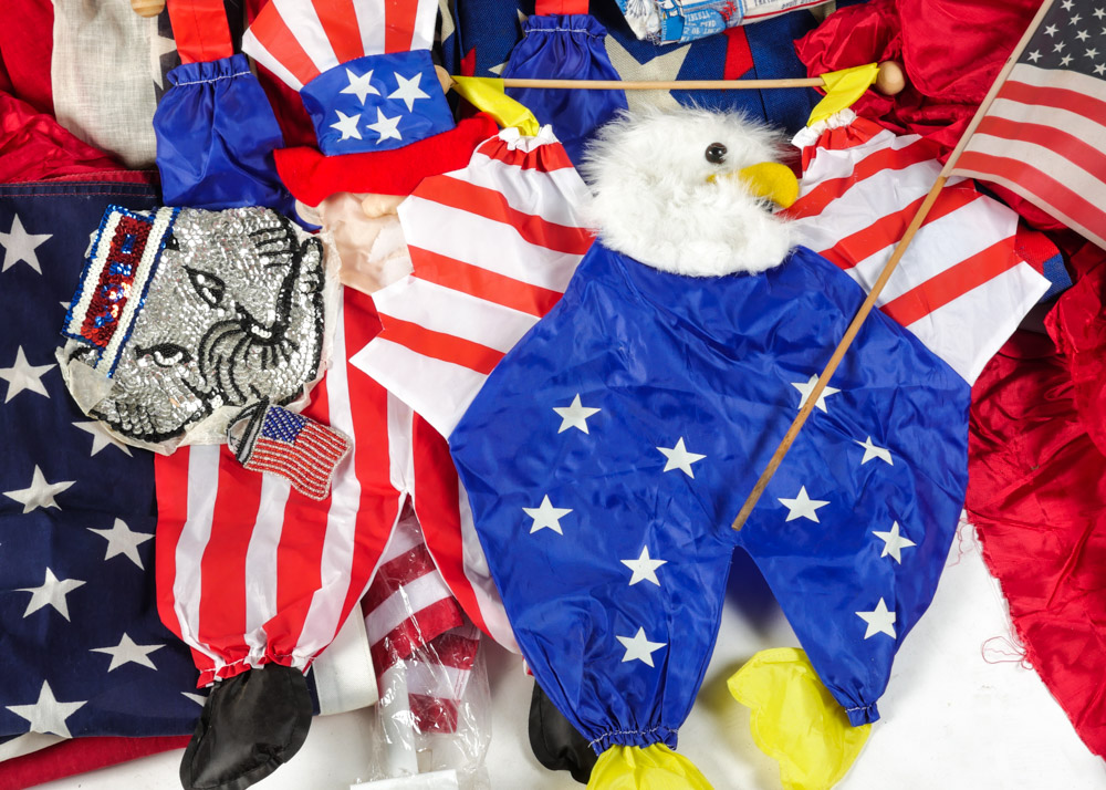 Assortment of American Decor and Collectibles