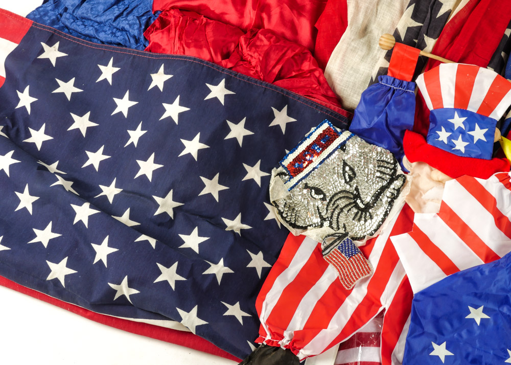 Assortment of American Decor and Collectibles