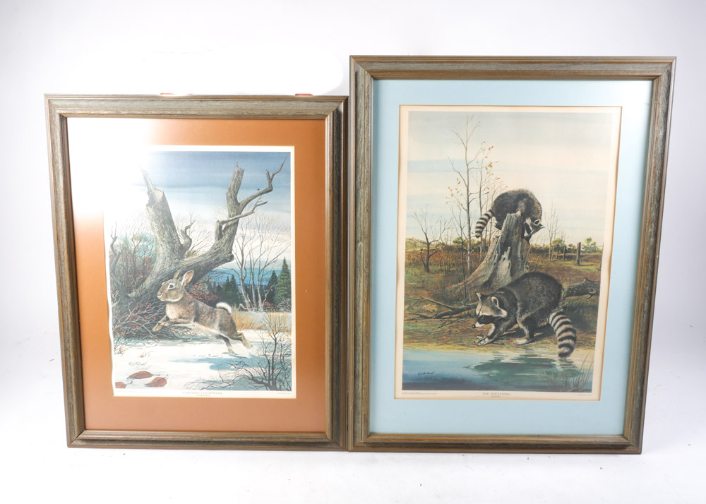 Signed, Limited Edition RJ McDonald Lithographic Prints