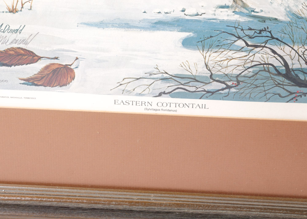 Signed, Limited Edition RJ McDonald Lithographic Prints