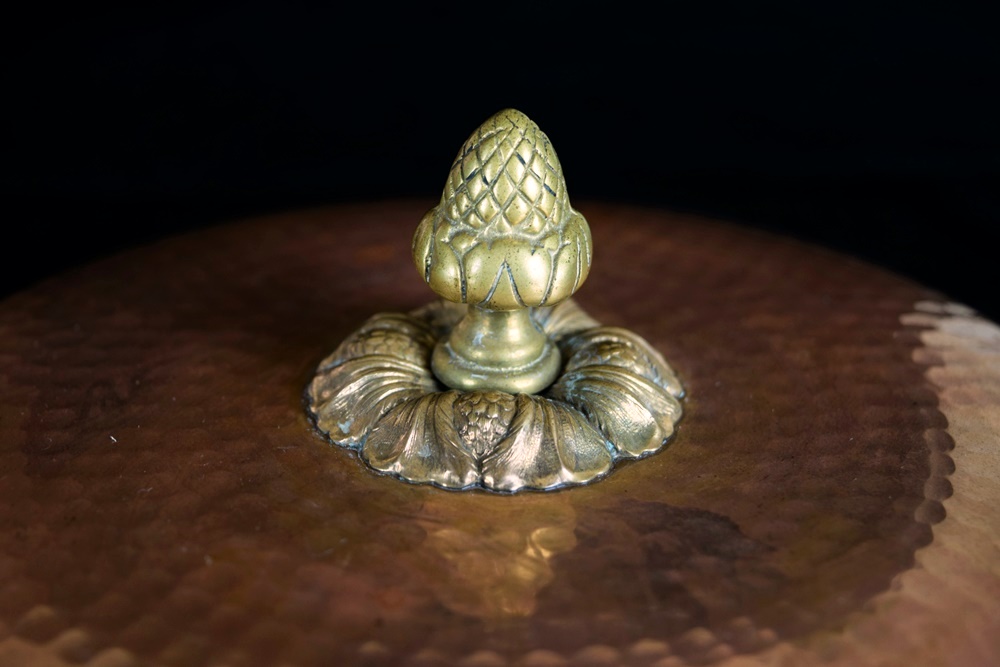 Hammered Copper Coffee Cannister