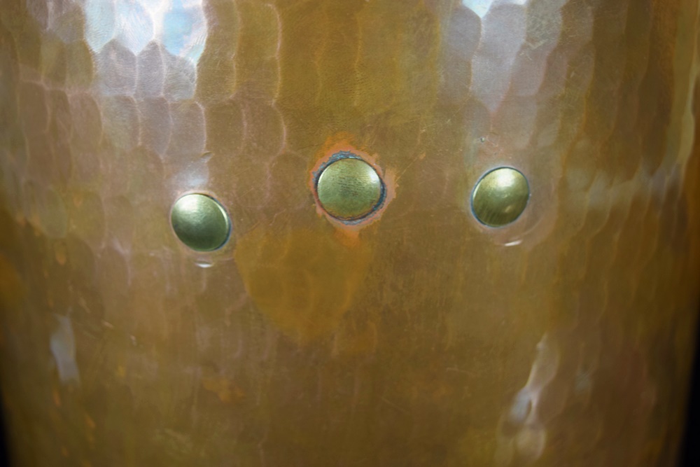 Hammered Copper Coffee Cannister