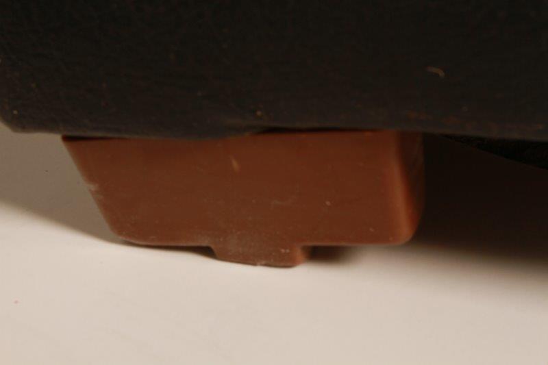 Mid-Century Black Vinyl Armchair