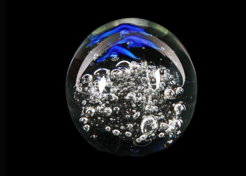 Handblown Control Bubble Paperweight