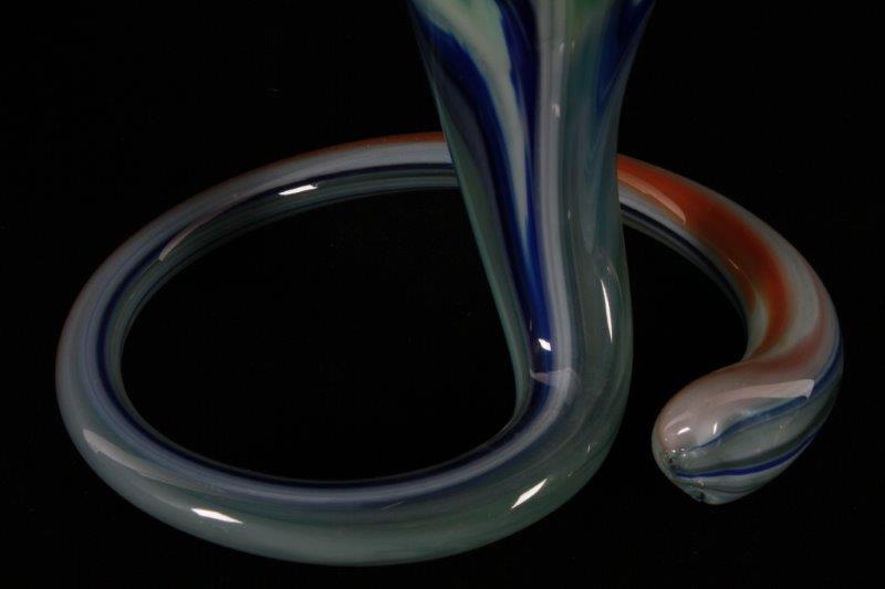 Hand Blown Art Glass Vase