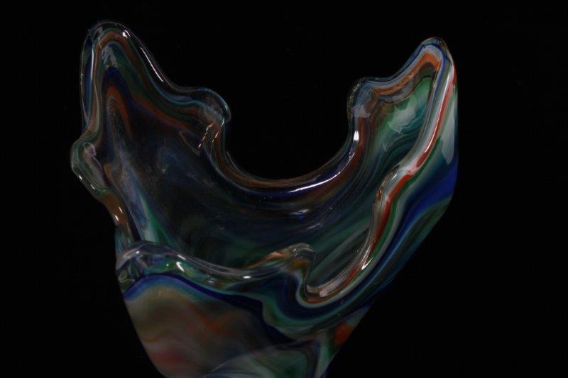 Hand Blown Art Glass Vase