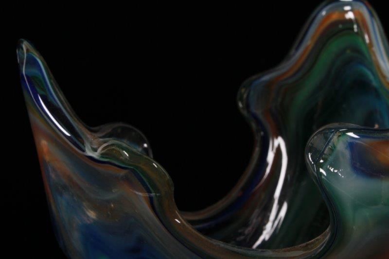 Hand Blown Art Glass Vase