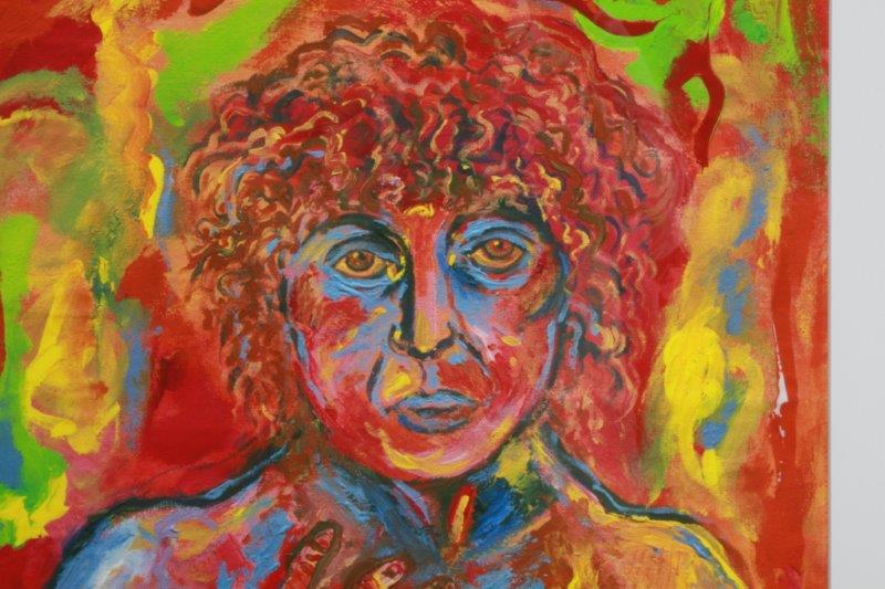 Framed Giclee Titled "The Fear"