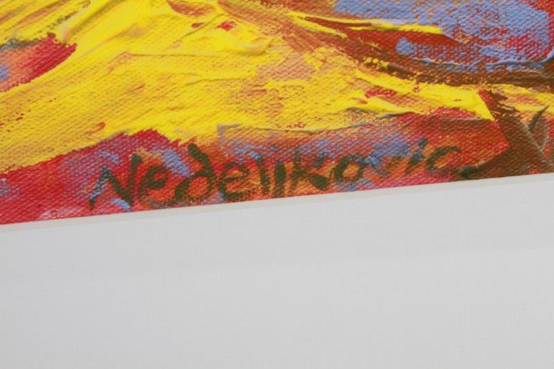 Framed Giclee Titled "The Fear"