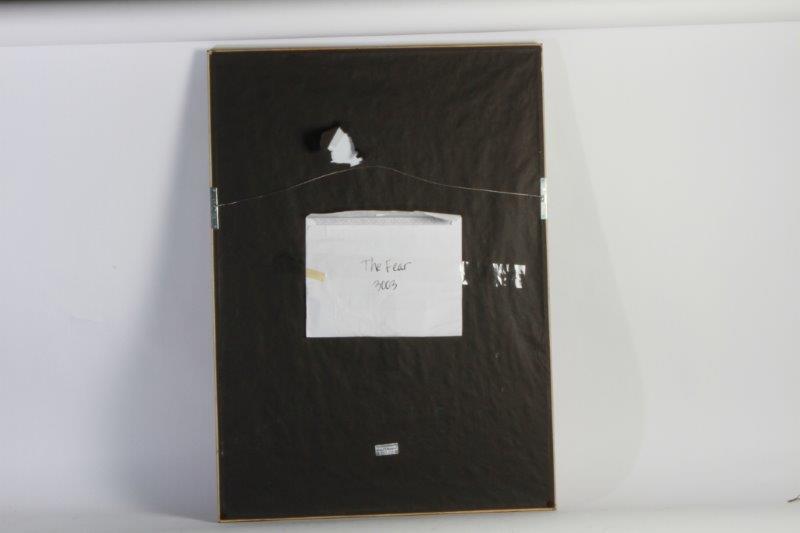 Framed Giclee Titled "The Fear"