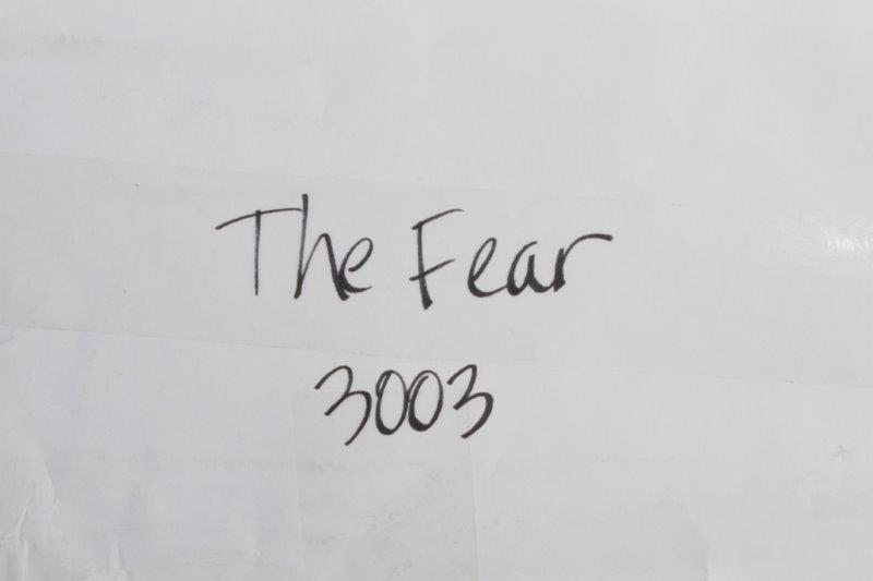 Framed Giclee Titled "The Fear"