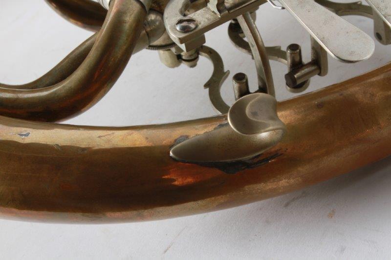 Compensating Gold Brass Double French Horn in F and B Flat