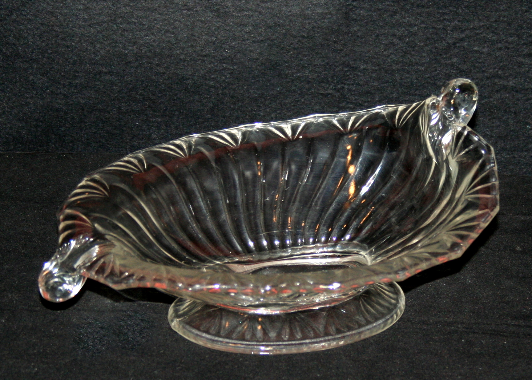 Pair of Distinctive Glass Bowls