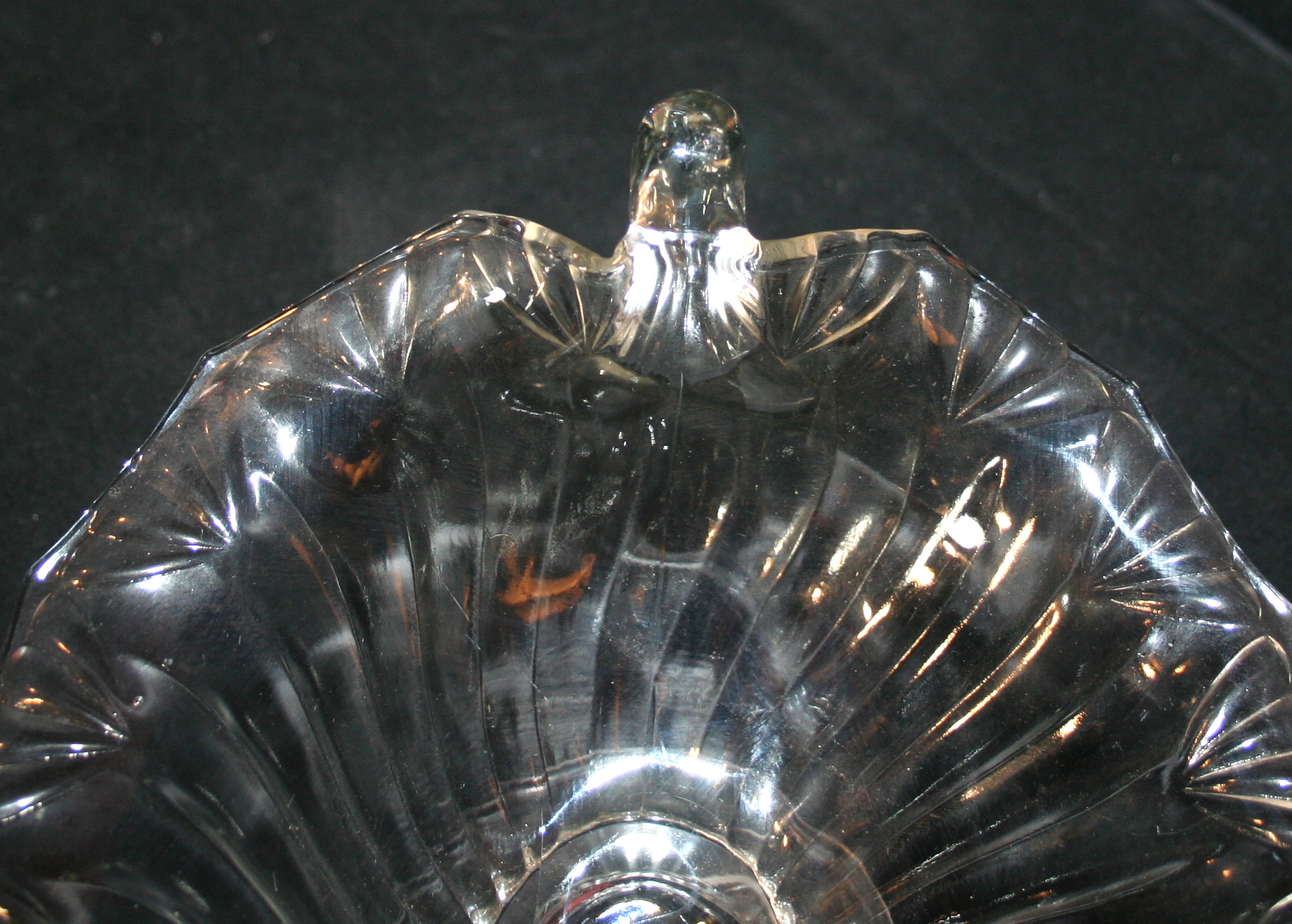 Pair of Distinctive Glass Bowls