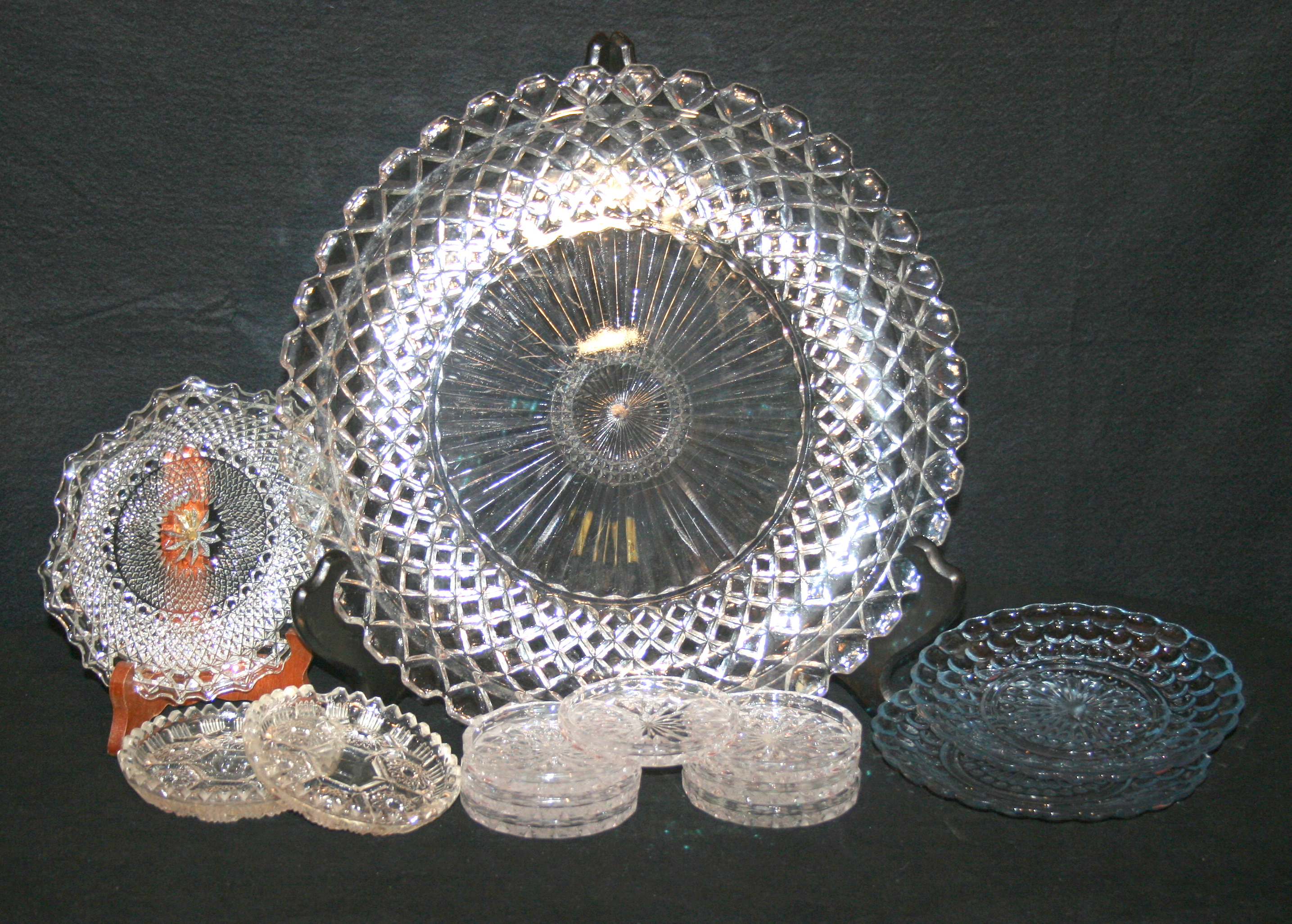 Vintage Crystal and Glass Assortment