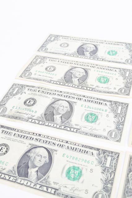 Group of United States Paper Currency