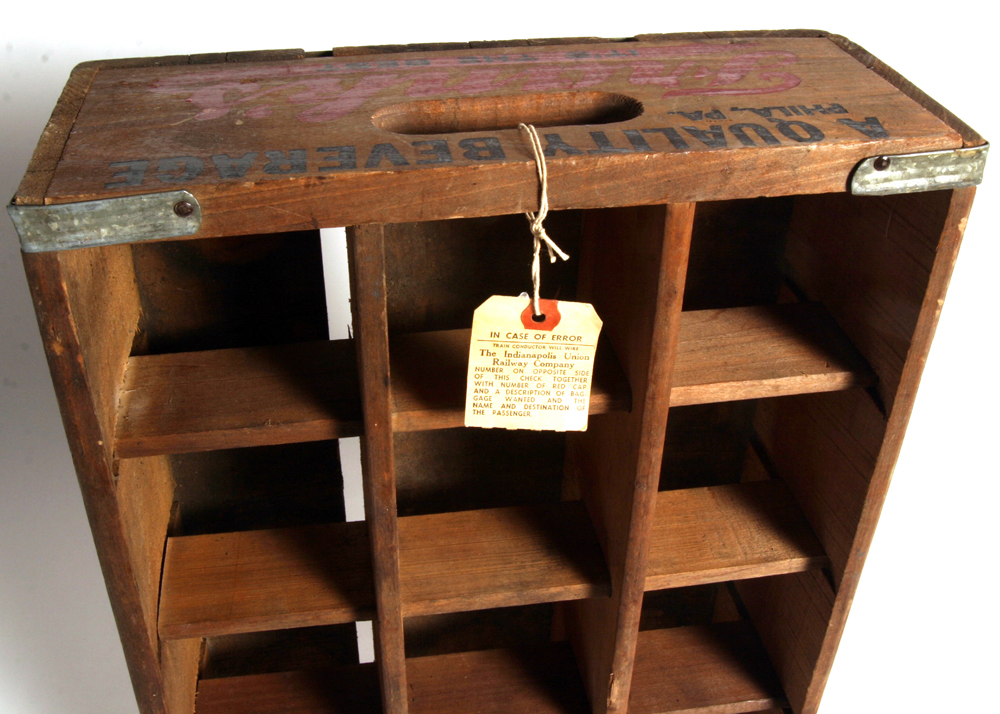 Vintage Frank's Soda Bottle Crate